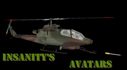 Custom Cobra Gunships in various different camo textures with custom seqs